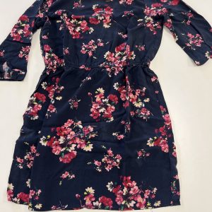 BLAUWE BLOEMETJES JURK