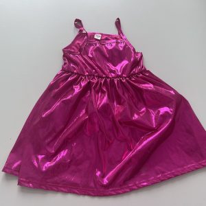 METALLIC ROZE JURK