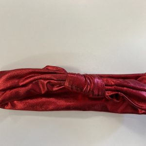 RODE HAARBAND METALLIC