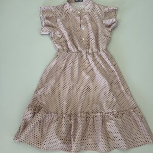 ROZE JURK MET BOLLETJES