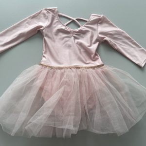 ROZE JURK MET TULE ROK