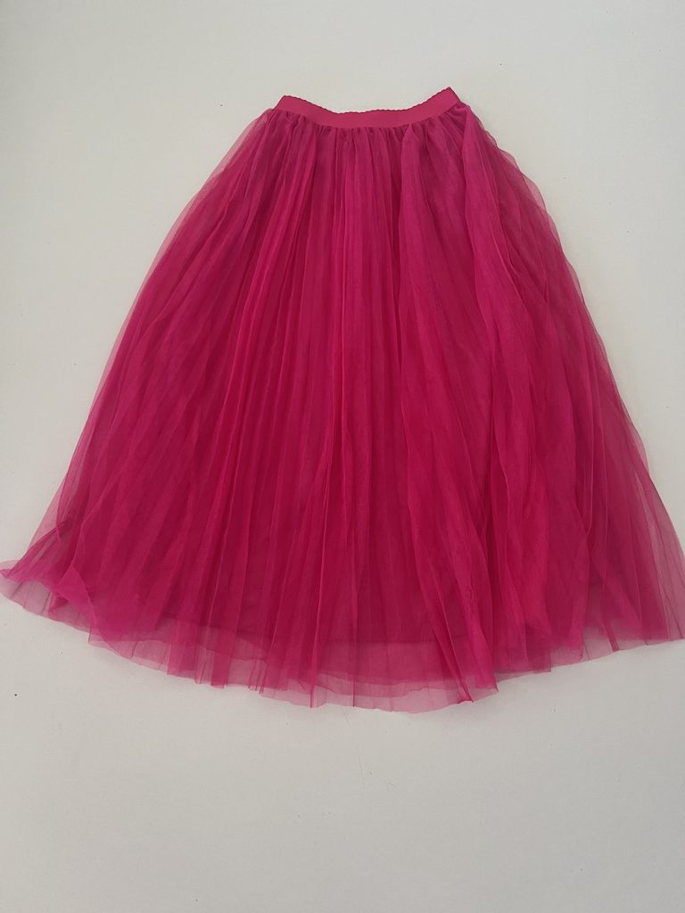 ROZE LANGE ROK TULE