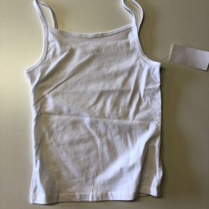 WIT TOPJE SPAGHETTIBAND (KIDS)