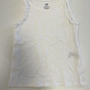 WIT TOPJE ZONDER MOUWEN (KIDS)