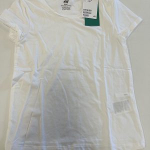 WITTE T-SHIRT KORTE MOUW (KIDS)