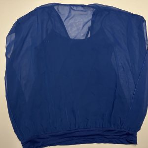 BLAUWE BLOUSE DAMES