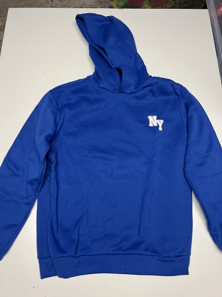 BLAUWE HOODIE