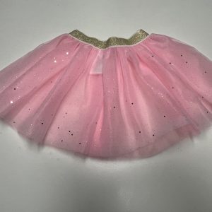 ROZE TULE ROK MET GOUD