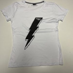 T-SHIRT WIT MET BLIKSEM