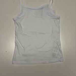 WIT TOPJE SPAGHETTIBANDJES KIDS