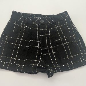 ZWARTE SHORT MET GOUD